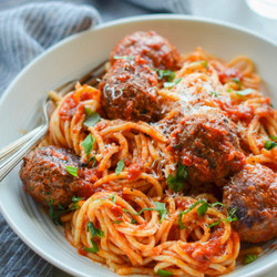 Spaghetti Meatballs Recipe &amp; Sauce