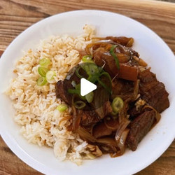 Filipino Pork Adobo With Garlic Rice - Brendan Pang meat