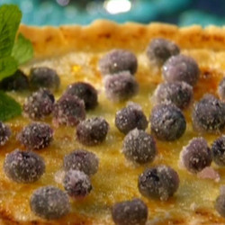 Chocolate And Blackberry Tart Creme Brulee