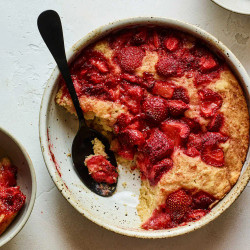Strawberry Spoon Cake (NYT)
