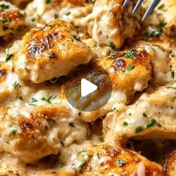 Creamy Parmesan Cottage Cheese Chicken Skillet