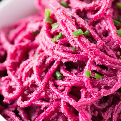 Vegan Beet Pesto Pasta