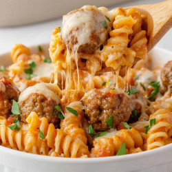 Dump And Bake Meatball Casserole