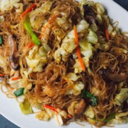 Stir-fried Vermicelli Noodles 素炒粉丝 (vegan)