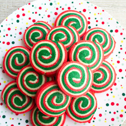 Christmas Swirl Butter Cookies 🎄😍