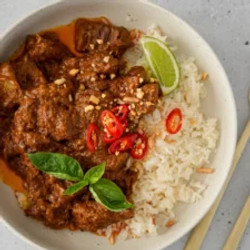 Slow-cooked Coconut Beef &amp; Pumpkin Curry