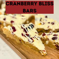 Cranberry Bliss Bars