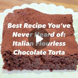 Italian Flourless Chocolate Torta