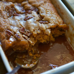 Pumpkin Pecan Cobbler