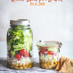 Greek Chickpea Salad In A Jar