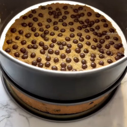 Chocolate Stuffed Cookie Pie