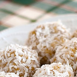 No Bake Orange Snowball Cookies