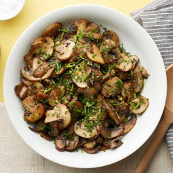 Lemon-pepper Mushrooms