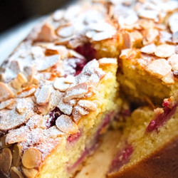 Lemon, Raspberry And Almond Cake
