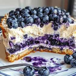 Nova Scotia Blueberry Cream Cake