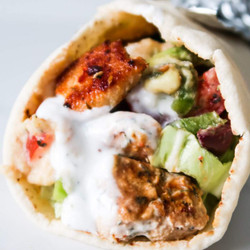 Mediterranean Chicken Wrap