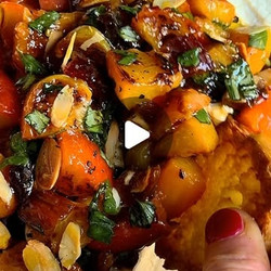 Charred Peach-basil-date Salsa With Whipped Goat Cheese &amp; Ricotta