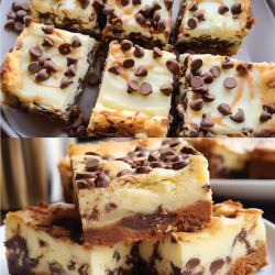 Keto Chocolate Chip Cheesecake Bars