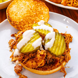 Slow Cooker Nashville Hot Chicken Sandwiches