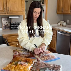 4 Easy Freezer Meal Preps 🤍