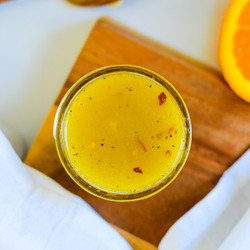 Easy Orange Juice Vinaigrette Salad Dressing