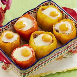 Sausage And Egg Stuffed Peppers