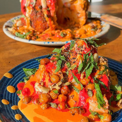 Harrisa Cauliflower "Pleasure Volcano" (lol)
