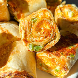 Jalapeno Popper Toasted Pinwheel Sandwiches