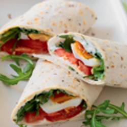 Egg And Tomato Wraps