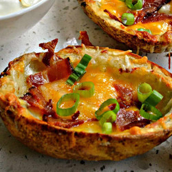 Baked Potato Skins Recipe