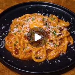 Korean Miso Udon Carbonara