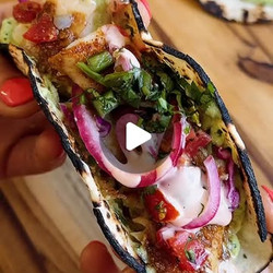 Chipotle Fish Tacos With Zesty Avocado Crema