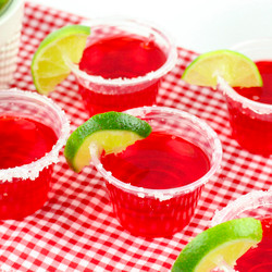 Strawberry Margarita Jello Shots