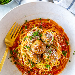 Easy Baked Turkey Meatballs