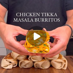 Chicken Tikka Masala Burritos