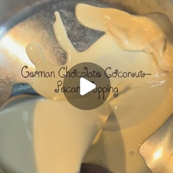 German Chocolate Coconut-pecan Topping