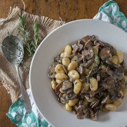 Creme Fraiche Mushroom Gnocchi
