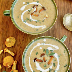 Creamy Chanterelle Soup