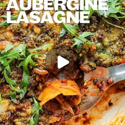 Broken Aubergine Lasagne