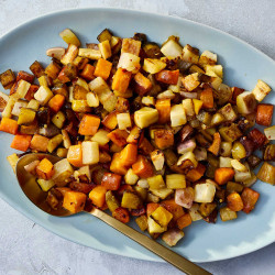 Roasted Root Vegetables With Hot Honey