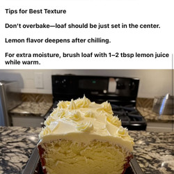 Keto Lemon Loaf Cake with Cream Cheese Frosting
