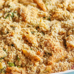 Pesto Chicken Penne Casserole