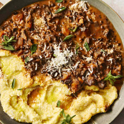 Mushroom And Lentil Ragù