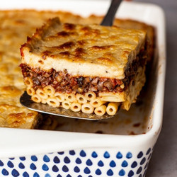 Vegan Pastitsio (greek Lasagna) - soak shiitake overnight