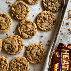 Heath Bar Toffee Cookies