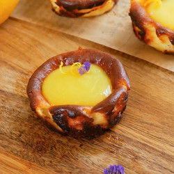 Mini Lemon Basque Cheesecakes Recipe