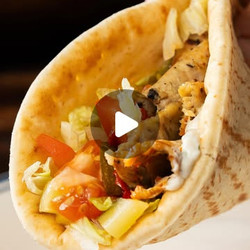Greek-inspired Ground Chicken Wraps With Tangy Tahini Yogurt Sauce