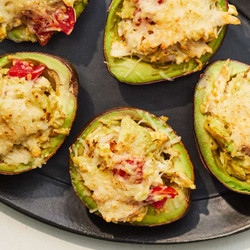 Chicken-stuffed Baked Avocados