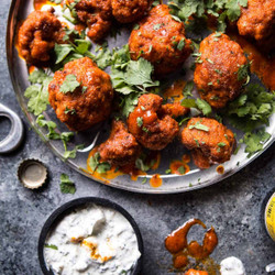Sriracha Buffalo Cauliflower Bites.