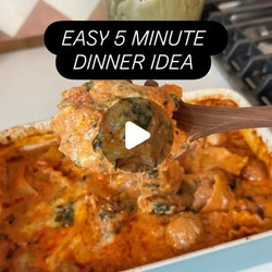 Lazy Meatball Lasagna
